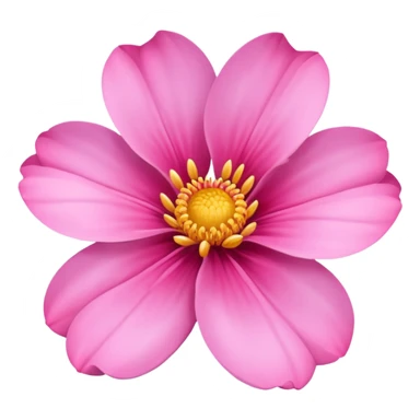 Pink flover sticker