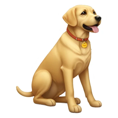 Make a golden Labrador   sticker