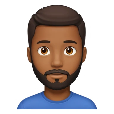 bearded black teenage sticker