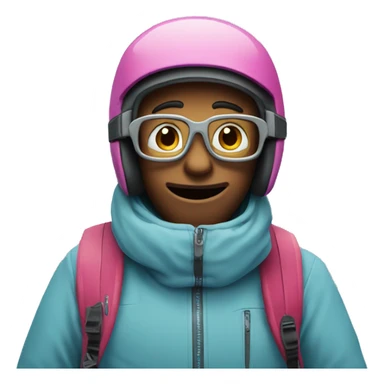 Singe qui fait du ski sticker