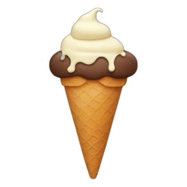 Poo Ice cream sticker