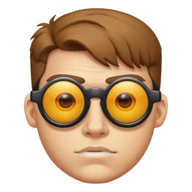 Cyclops with one lens sunglasses  sticker