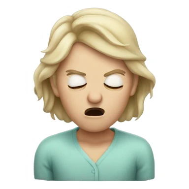 Person sneezing sticker