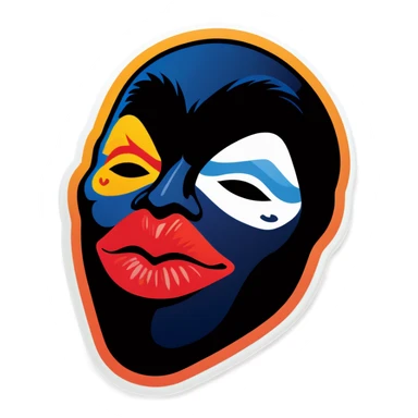 Kiss sticker