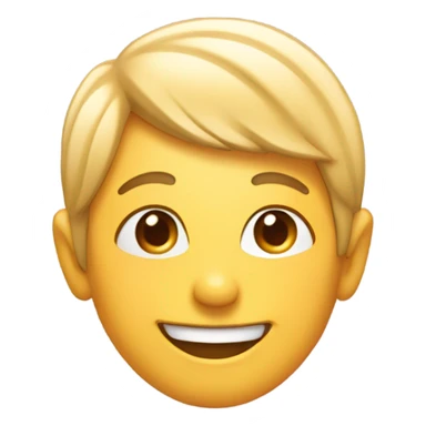 smiling happy perfume face sticker