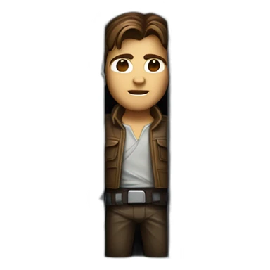 Han Solo in carbonite sticker