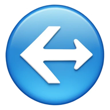 Circle with Arrow outside of the circle, but pointing to it sticker