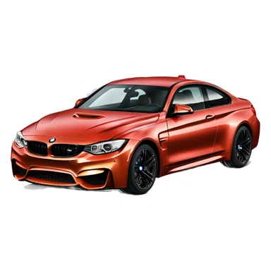 BMW M4 sticker