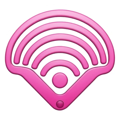 pink wifi sticker