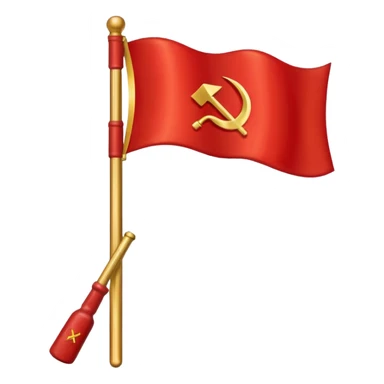 Soviet flag sticker