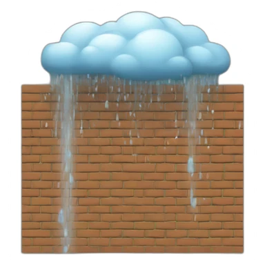 Brickwall rain sticker