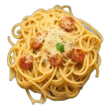 Carbonara spaghetti sticker
