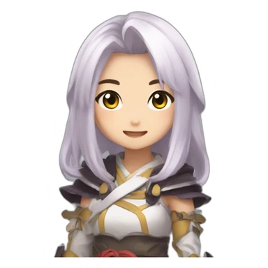 yae miko genshin impact sticker