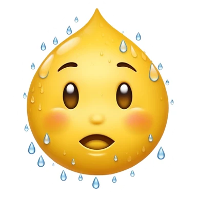 yellow emoji face making a 'whew' expression sticker