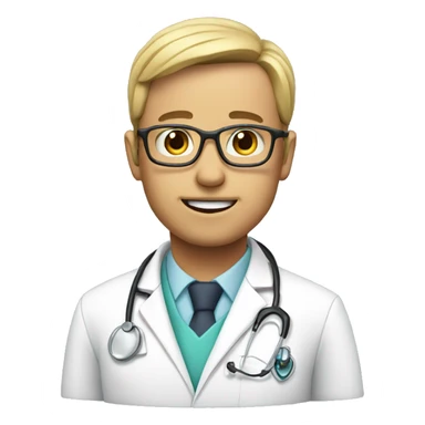 emoji AI doctor sticker