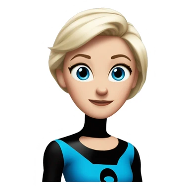 Mrs incredible blue eyes sticker