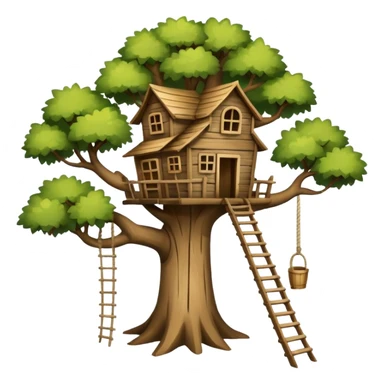 old tree house sticker