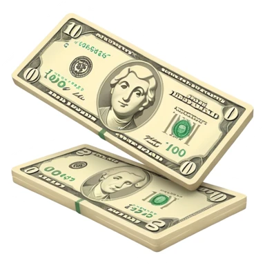 plain ivory money sticker