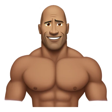 Dwayne the rock Johnson  sticker