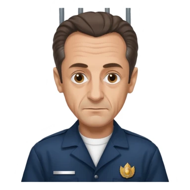 Nicolas sarkozy en prison  sticker