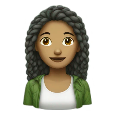 woman nettle sticker