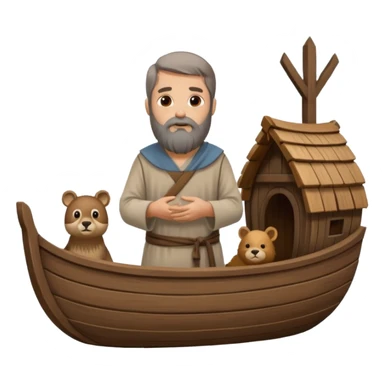 noah on the arc sticker