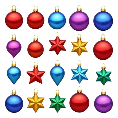 Christmas decorations sticker