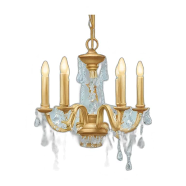 Crystal Chandelier sticker