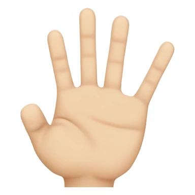 several fingers pointing towards the middle one sticker