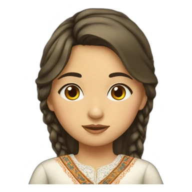 uzbek-girl sticker