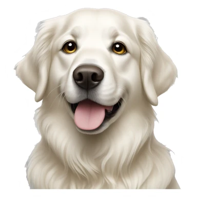 White golden retriever  sticker