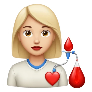 blood donation person sticker