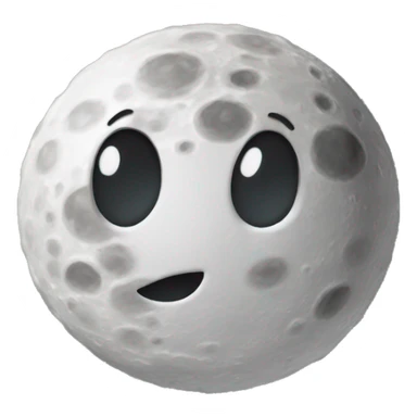make moon lok like its made from mushroom sticker