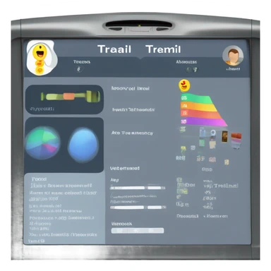 memory journal database in a threadmill sticker