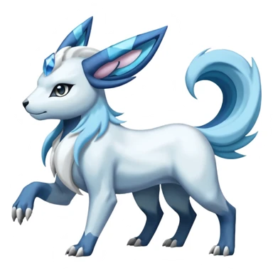 Absol-Cobalion-Glaceon-Suicune-Amaura-fusion sticker