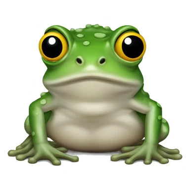 wart frog sticker