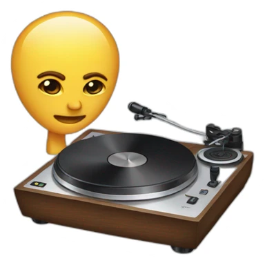 Turntables and a Mixer sticker