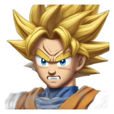 Gogeta super saiyan blue sticker