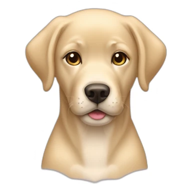 black hair white girl with a gold labrador sticker