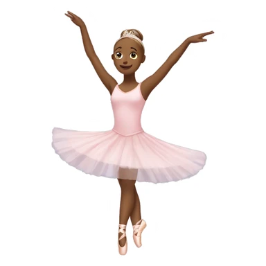 Ballerina dancing on her hands ￼ sticker