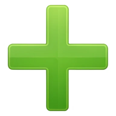green plus sign emoji sticker