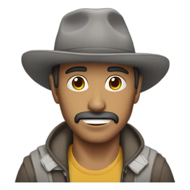 Chico confundido sticker