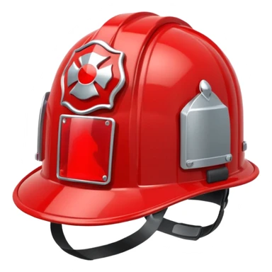 Crée moi un casque de pompier  sticker