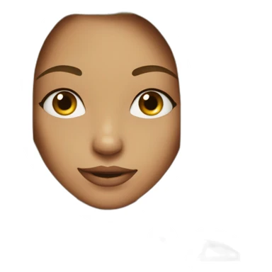 Not naked girl, wink sticker