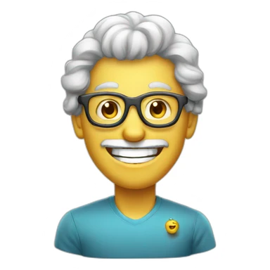 C computer scientist laughing sticker