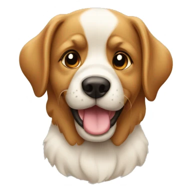 cachorro levantando peso na academia sticker