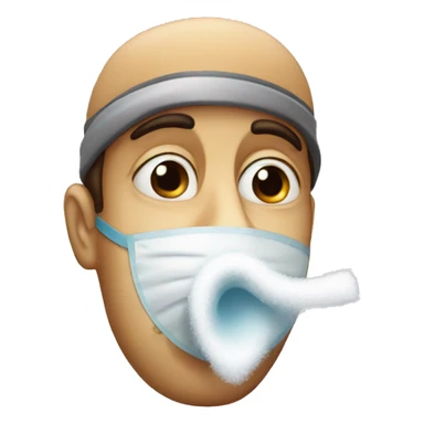 Nose sniffing sugar sticker