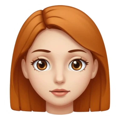 Girl one  eye opened  sticker