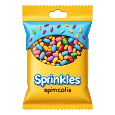 sprinkles in a packet sticker