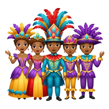 Disfraces de carnaval sticker